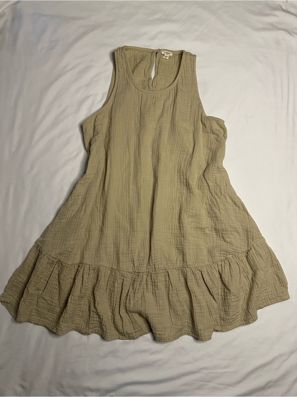 Burts Bees Baby Women’s tan mini dress